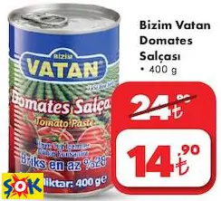 BİZİM VATAN DOMATES SALÇASI